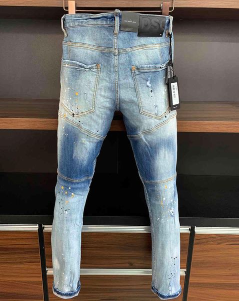 men's jeans mens luxury designer ny ripped cool guy causal hole denim fashion brand fit men washed pants 61277, Blue
men's jeans mens luxury designer ny ripped cool guy causal hole denim fashion brand fit men washed pants 61277, Blue