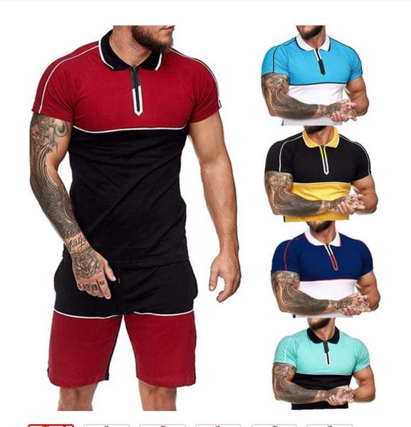 men's brand sets summer casual fashion clothing 2 piece set fitness track suits 2021 male shirt t shirt+shorts men tracksuits, Gray
men's brand sets summer casual fashion clothing 2 piece set fitness track suits 2021 male shirt t shirt+shorts men tracksuits, Gray