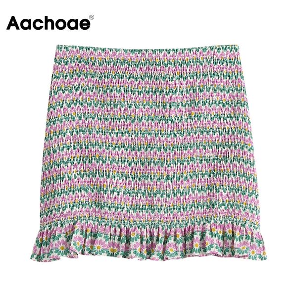 chic women floral printed mini skirt 2021 summer high waist ruffles elegant skirts female sweet pleated stretch skirt, Black;white
chic women floral printed mini skirt 2021 summer high waist ruffles elegant skirts female sweet pleated stretch skirt, Black;white