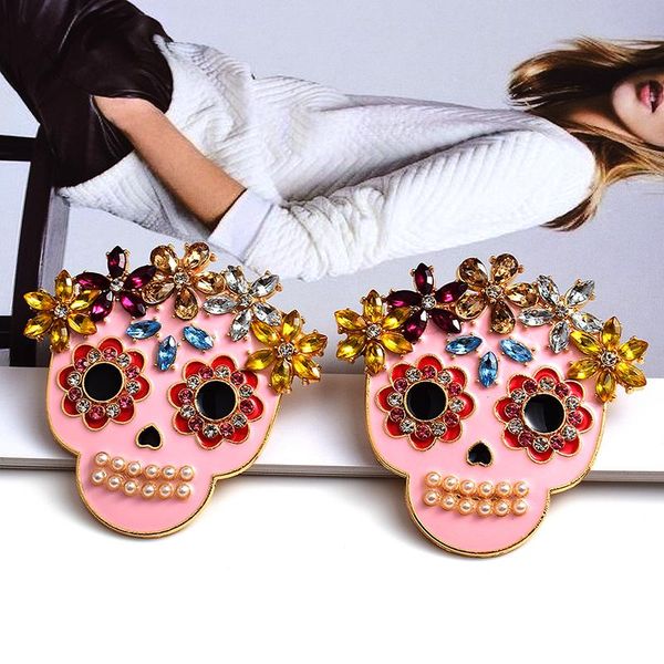 dangle & chandelier arrive luxury metal oil colorful crystal skull earrings rhinestone fashion trend jewelry accessories for wo, Silver
dangle & chandelier arrive luxury metal oil colorful crystal skull earrings rhinestone fashion trend jewelry accessories for wo, Silver