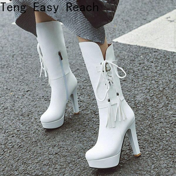 boots 2021 women platform fashion fringe mid calf square high heels zipper autumn winter ladies shoes plus size 43, Black
boots 2021 women platform fashion fringe mid calf square high heels zipper autumn winter ladies shoes plus size 43, Black
