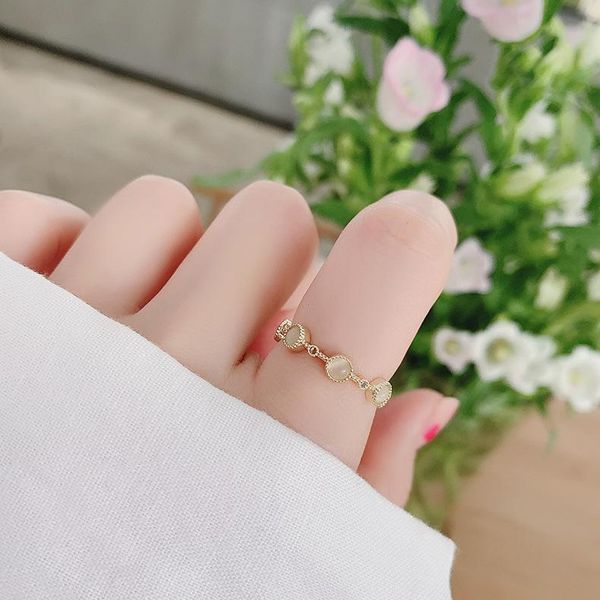 earrings & necklace tshou398 woman round adjustable ring simple retro golden metal stainless steel for women gift link buyer, Silver
earrings & necklace tshou398 woman round adjustable ring simple retro golden metal stainless steel for women gift link buyer, Silver