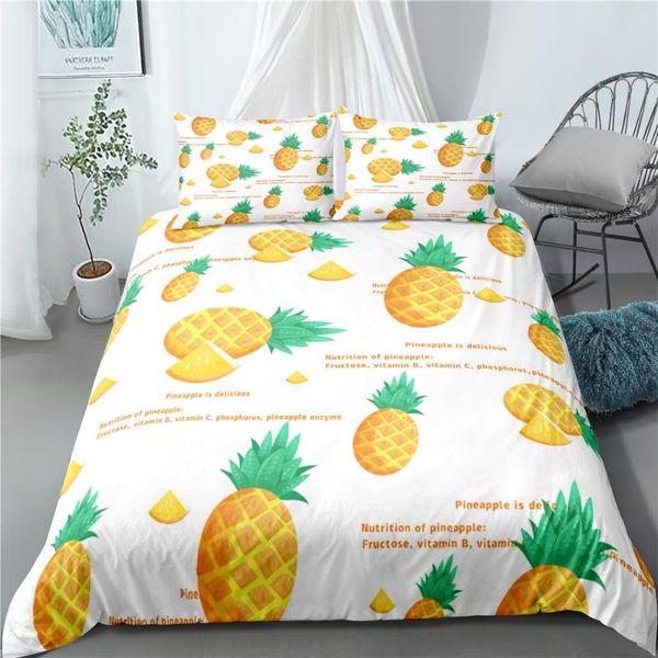 2/3 2021 colorful fruits bedding set pineapple duvet cover 3d print cartoon bed home quilt pillowcases sets
2/3 2021 colorful fruits bedding set pineapple duvet cover 3d print cartoon bed home quilt pillowcases sets