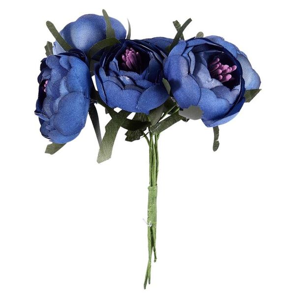 decorative flowers & wreaths 6pcs/lot simulation silk cloth bouquet bride holding (royal blue purple heart)single flower diame
decorative flowers & wreaths 6pcs/lot simulation silk cloth bouquet bride holding (royal blue purple heart)single flower diame