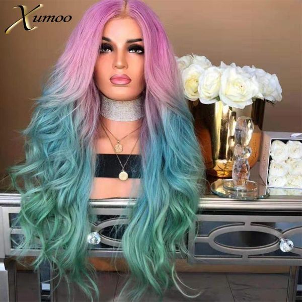 lace wigs xumoo super wave ombre pink green blue front pre plucked 100% brazilian remy human hair cosplay swiss wig, Black;brown
lace wigs xumoo super wave ombre pink green blue front pre plucked 100% brazilian remy human hair cosplay swiss wig, Black;brown