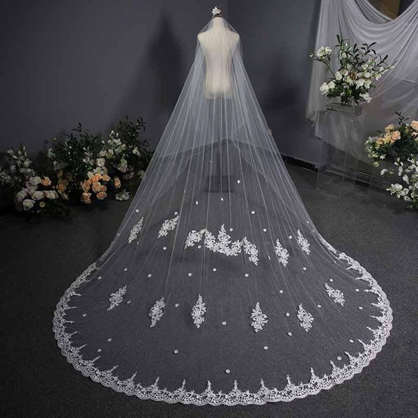 bridal veils real pos 3m wedding lace edge long accessories one layer mariage veil headwear velos de novia, Black
bridal veils real pos 3m wedding lace edge long accessories one layer mariage veil headwear velos de novia, Black