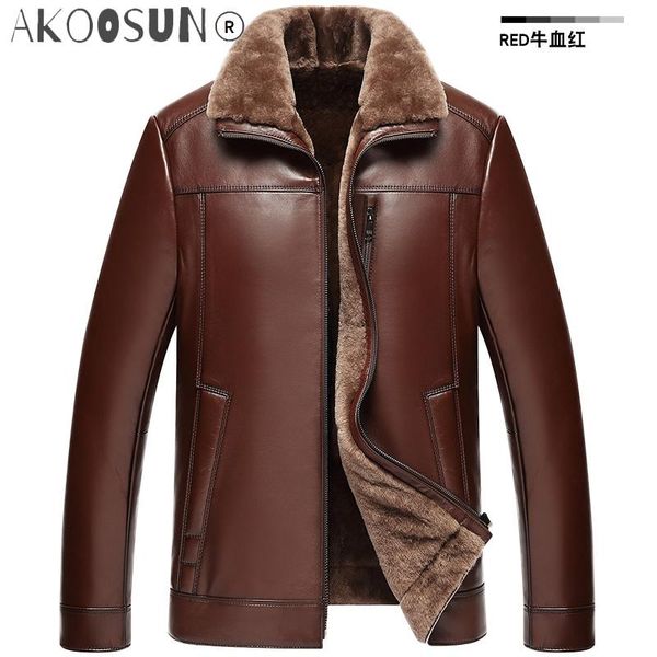 men's leather & faux akoosun genuine sheepskin jacket men real wool liner short fur coat warm jackets 2022 veste 22-1687 kj1562, Black
men's leather & faux akoosun genuine sheepskin jacket men real wool liner short fur coat warm jackets 2022 veste 22-1687 kj1562, Black