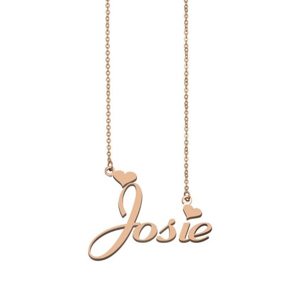 pendant necklaces josie name necklace , custom for women girls friends birthday wedding christmas mother days gift, Silver
pendant necklaces josie name necklace , custom for women girls friends birthday wedding christmas mother days gift, Silver