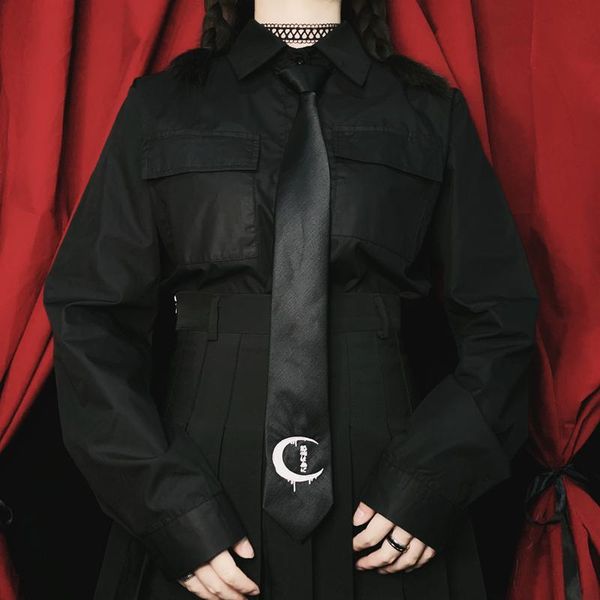 women's blouses & shirts harajuku women shirt blusas white black with tie loose turn down collar student gothic blouse punk streetwear
women's blouses & shirts harajuku women shirt blusas white black with tie loose turn down collar student gothic blouse punk streetwear