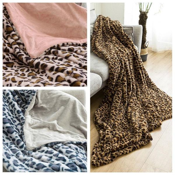 blankets leopard blanket for bed modern coral fleece double-layers office winter warm sofa throw plaid bedspread cover
blankets leopard blanket for bed modern coral fleece double-layers office winter warm sofa throw plaid bedspread cover