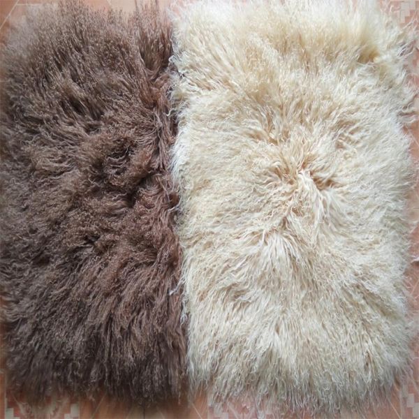 real genuine throw beige and camel mongolian lamb pillow tibetan fur cushion chair cover cushion/decorative
real genuine throw beige and camel mongolian lamb pillow tibetan fur cushion chair cover cushion/decorative