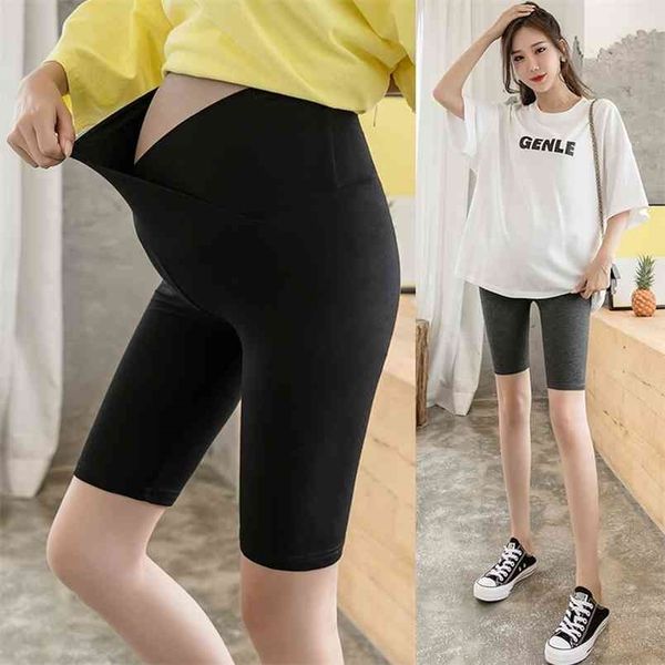 623# summer thin cotton maternity half legging across v low waist belly short for pregnant women pregnancy sports wear 210918, White
623# summer thin cotton maternity half legging across v low waist belly short for pregnant women pregnancy sports wear 210918, White