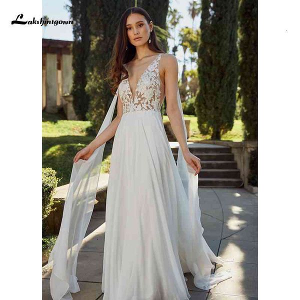 2021 new a line wedding es with cap bohemia deep v-neck backless chiffon bridal gowns beach vestido de noiva l5ew, White
2021 new a line wedding es with cap bohemia deep v-neck backless chiffon bridal gowns beach vestido de noiva l5ew, White