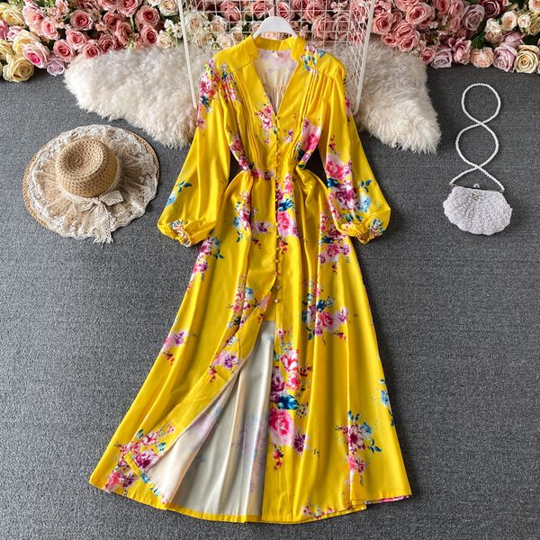 bohemian women floral printed long dress vintage bohemian lantern long sleeve big swing vestidos female vacation beach 2021 new, Black;gray
bohemian women floral printed long dress vintage bohemian lantern long sleeve big swing vestidos female vacation beach 2021 new, Black;gray
