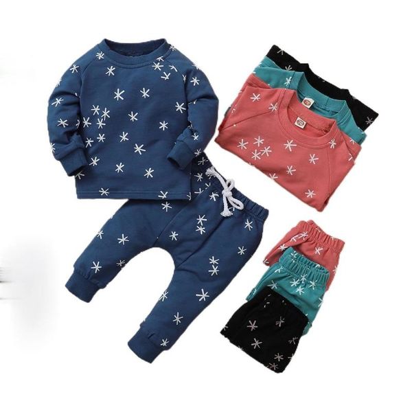clothing sets 2021 0-24m infant baby boy girl 2pcs set white stars print cotton pullover waist pants clothes outfit 5 colors
clothing sets 2021 0-24m infant baby boy girl 2pcs set white stars print cotton pullover waist pants clothes outfit 5 colors