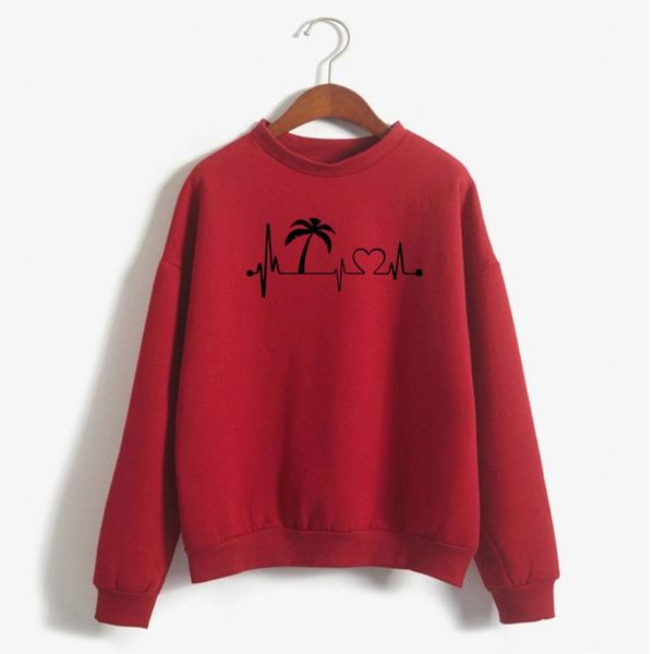women's hoodies & sweatshirts fashion brand palm tree heartbeat print harajuku sweatshirt clothes women autumn winter hip hop hoodedfas, Black
women's hoodies & sweatshirts fashion brand palm tree heartbeat print harajuku sweatshirt clothes women autumn winter hip hop hoodedfas, Black