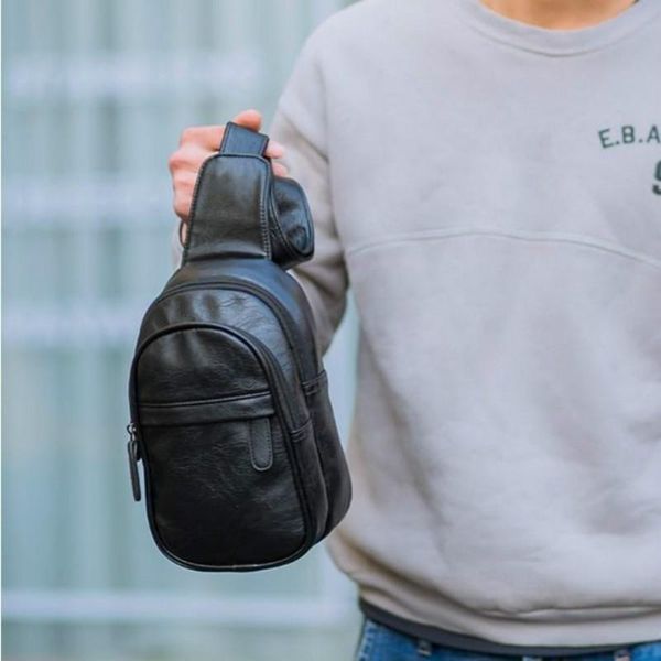 backpack fashion simple men's small chest bag messenger korean casual soft leather shoulder outdoor sports
backpack fashion simple men's small chest bag messenger korean casual soft leather shoulder outdoor sports