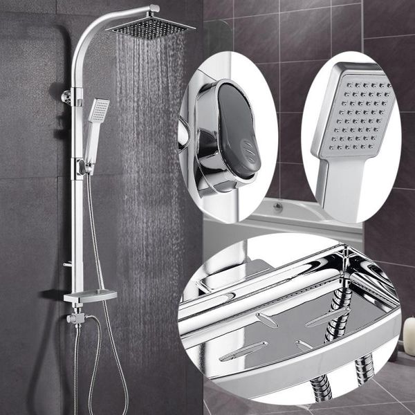 20*47*106cm aluminum alloy with hand shower soap box set bath screen high-pressure spray nozzle bathroom accessories sets
20*47*106cm aluminum alloy with hand shower soap box set bath screen high-pressure spray nozzle bathroom accessories sets