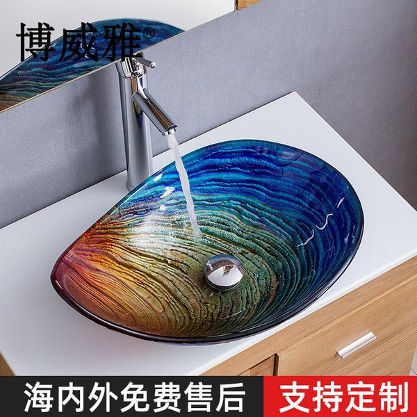 powaya bathroom water drop art above counter basin el wash tempered glass sink faucets
powaya bathroom water drop art above counter basin el wash tempered glass sink faucets