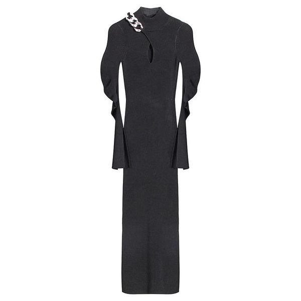 casual dresses women bodycon sweater dress autumn spring hollow out knitted stretch maxi, Black;gray
casual dresses women bodycon sweater dress autumn spring hollow out knitted stretch maxi, Black;gray