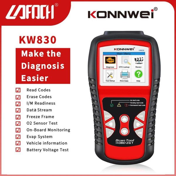 code readers & scan tools kw830 car diagnostic scanner auto obd2 eobd fault error reader check engine scannerer
code readers & scan tools kw830 car diagnostic scanner auto obd2 eobd fault error reader check engine scannerer