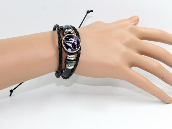 charm bracelets style 12 constellation bracelet star time gem woven beaded leather, Golden;silver
charm bracelets style 12 constellation bracelet star time gem woven beaded leather, Golden;silver