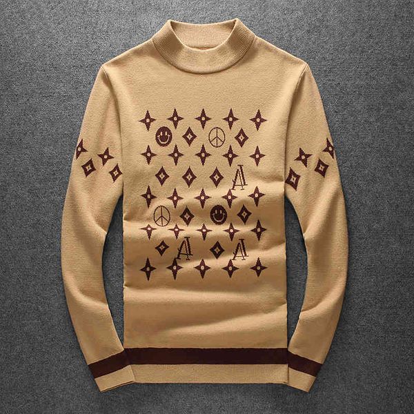 boutique sweater 2021 winter men's fashion jacquard korean round neck guy baseline, White;black
boutique sweater 2021 winter men's fashion jacquard korean round neck guy baseline, White;black