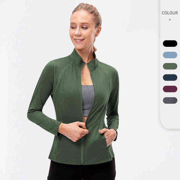 women's long sleeve yoga t-shirt autumn and winter zipper sports coat tight fitns yoga suit elastic quick drying running 12613, White
women's long sleeve yoga t-shirt autumn and winter zipper sports coat tight fitns yoga suit elastic quick drying running 12613, White