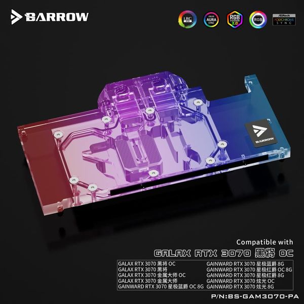 barrow gpu cooler pc water cooling video block for galax/gainward 3070 aurora lrc2.0 bs-gam3070-pa fans & coolings
barrow gpu cooler pc water cooling video block for galax/gainward 3070 aurora lrc2.0 bs-gam3070-pa fans & coolings