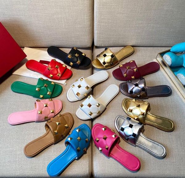2021ss design women sandals rivet flats girls slippers studded summer fashion real leather sandal mules casual beach loafers mocassion flat, Black
2021ss design women sandals rivet flats girls slippers studded summer fashion real leather sandal mules casual beach loafers mocassion flat, Black