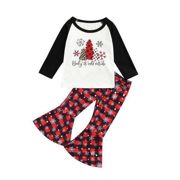 clothing sets 1-5years toddler baby girl 2pcs christmas tree print long sleeve o-neck t-shirt+snowflake flared trousers, White
clothing sets 1-5years toddler baby girl 2pcs christmas tree print long sleeve o-neck t-shirt+snowflake flared trousers, White