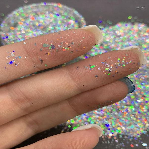 1bag(50grams) chunky iridescent irregular nail sequins glitter flakes rainbow shining colors slice 3d art paillette1, Silver;gold
1bag(50grams) chunky iridescent irregular nail sequins glitter flakes rainbow shining colors slice 3d art paillette1, Silver;gold