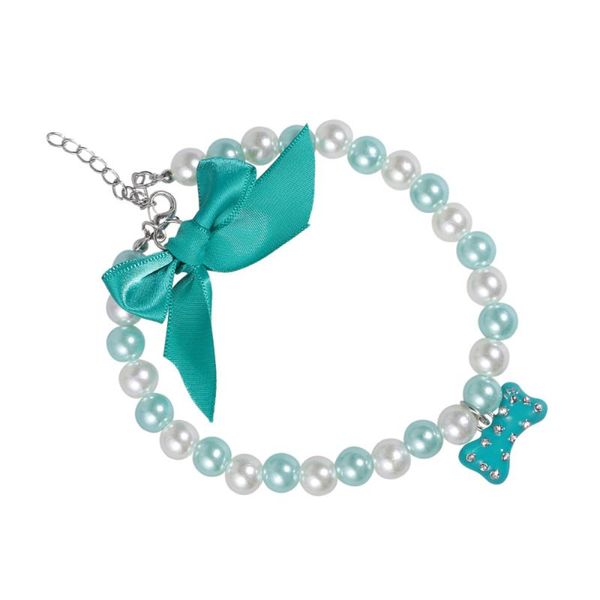 pendant necklaces pet bowknot necklace bone pearl pandant beautiful creative collar (light blue and white, size), Silver
pendant necklaces pet bowknot necklace bone pearl pandant beautiful creative collar (light blue and white, size), Silver