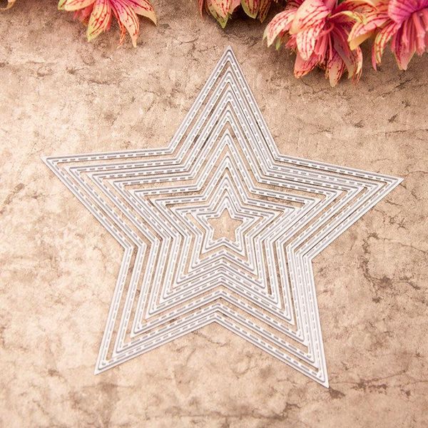 painting supplies 8pcs pentagram metal cutting dies five-pointed star background die diy cut stencil scrapbooking handcraft tools
painting supplies 8pcs pentagram metal cutting dies five-pointed star background die diy cut stencil scrapbooking handcraft tools