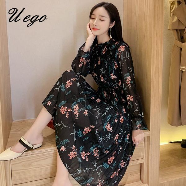 stand collar soft chiffon pleated fashion spring dress slim waist elegant office lady work women casual dresses, Black;gray
stand collar soft chiffon pleated fashion spring dress slim waist elegant office lady work women casual dresses, Black;gray