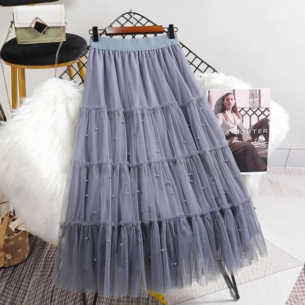 skirts 2021 summer arrival elastic high waist thin fairy mesh skirt all-match casual women a-line pleated long, Black
skirts 2021 summer arrival elastic high waist thin fairy mesh skirt all-match casual women a-line pleated long, Black