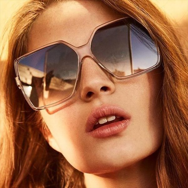 retro oversized square sunglasses ladies brand big frame black fashion gradient female glasses, White;black
retro oversized square sunglasses ladies brand big frame black fashion gradient female glasses, White;black