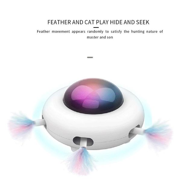 interactive electric cat teaser toy smart automatic feather stick crazy game spinning turntable kitten pet catching funny toys
interactive electric cat teaser toy smart automatic feather stick crazy game spinning turntable kitten pet catching funny toys