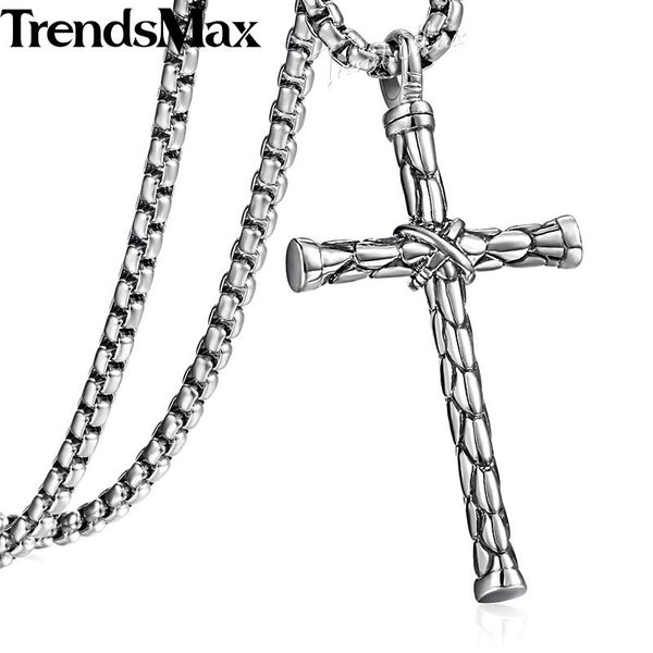 pendant necklaces men's cross necklace 22inch 316l stainless steel for men drop wholesale jewelry 2021 hp295, Silver
pendant necklaces men's cross necklace 22inch 316l stainless steel for men drop wholesale jewelry 2021 hp295, Silver