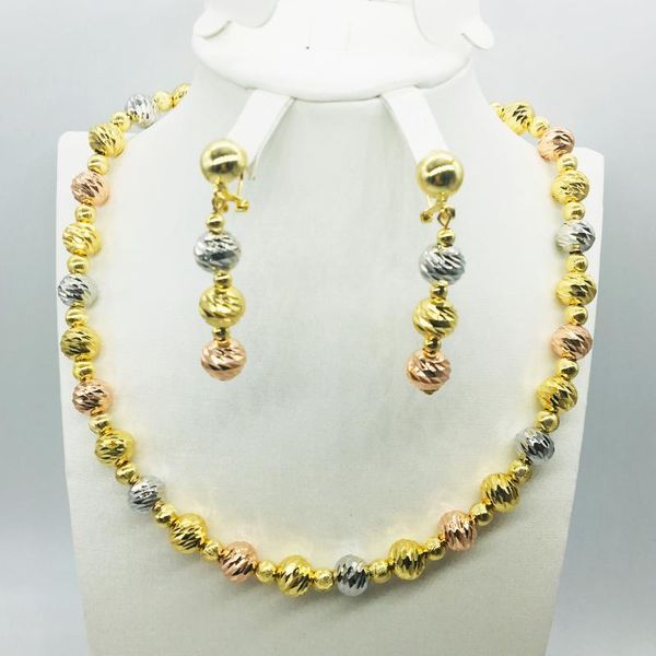 earrings & necklace the wholesale fashion jewellery set is brighter dubai gold for women's anniversary parties and birthday trips, Silver
earrings & necklace the wholesale fashion jewellery set is brighter dubai gold for women's anniversary parties and birthday trips, Silver