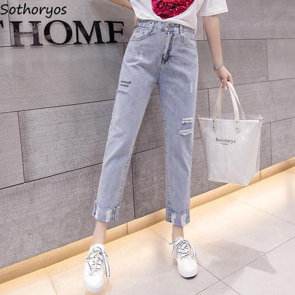 women's jeans women harem scratched ripped roll up hem trousers harajuku streetwear leisure trendy chic korean daily womens letters ins, Blue
women's jeans women harem scratched ripped roll up hem trousers harajuku streetwear leisure trendy chic korean daily womens letters ins, Blue