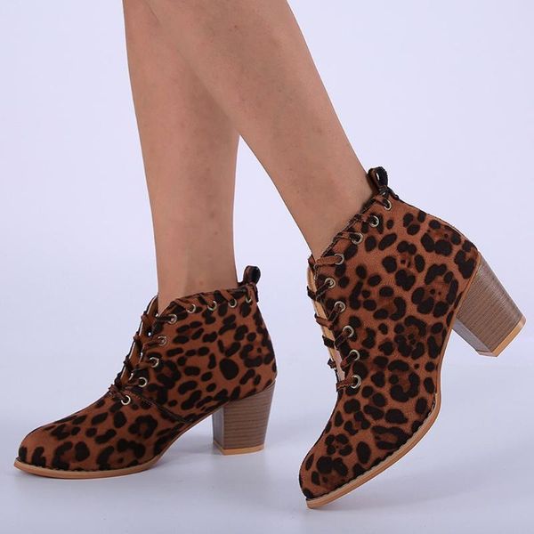boots ankle for women fashion retro vintage lace-up shallow leopard casual large size flock single botas mujer, Black
boots ankle for women fashion retro vintage lace-up shallow leopard casual large size flock single botas mujer, Black