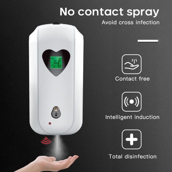 body temperature measurement alarm auto disinfect liquid spray hand sanitizer soap dispense with usb rechargeable battery dispenser
body temperature measurement alarm auto disinfect liquid spray hand sanitizer soap dispense with usb rechargeable battery dispenser
