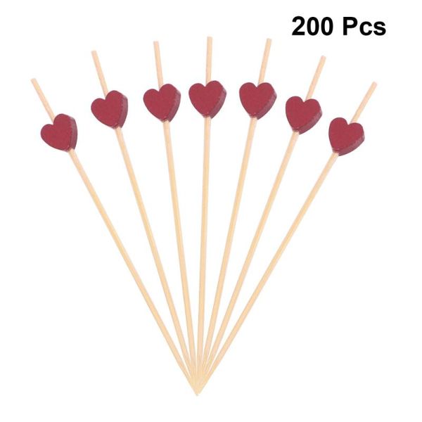 forks 200 pcs 12 cocktail picks creative heart shape bead appetizer fruit toothpicks party supplies (red)
forks 200 pcs 12 cocktail picks creative heart shape bead appetizer fruit toothpicks party supplies (red)