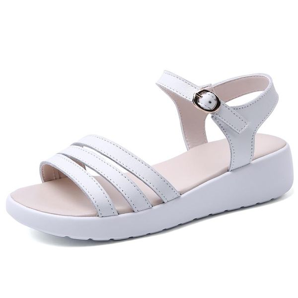 sandals yshunij 2021 summer split leather women three strap low heel wedge woman flats ladies beach, Black
sandals yshunij 2021 summer split leather women three strap low heel wedge woman flats ladies beach, Black