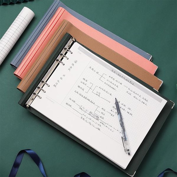 journal a4 6-hole loose-leaf mind map leather diary binder notebook grid daily weekly monthly planner notepad office stationery notepads, Purple;pink
journal a4 6-hole loose-leaf mind map leather diary binder notebook grid daily weekly monthly planner notepad office stationery notepads, Purple;pink
