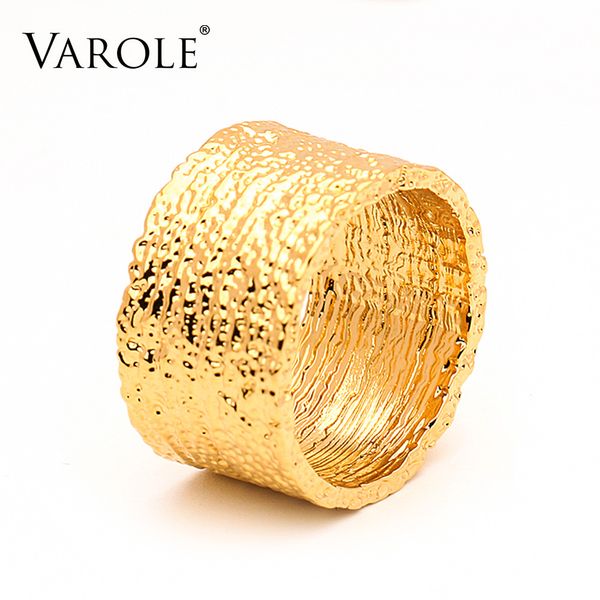 varole width ring gold color sand stone texture statement rings for women fashion jewelry bague
varole width ring gold color sand stone texture statement rings for women fashion jewelry bague