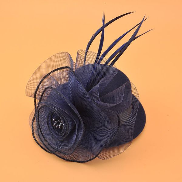 bridal party banquet feather mesh flower hat hairpin headdress, Golden;silver
bridal party banquet feather mesh flower hat hairpin headdress, Golden;silver