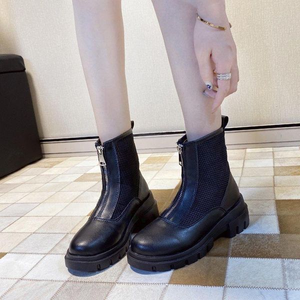 boots hollow out platform casual shoes woman thick sole zipper ankle female drop women breathable mesh summer, Black
boots hollow out platform casual shoes woman thick sole zipper ankle female drop women breathable mesh summer, Black