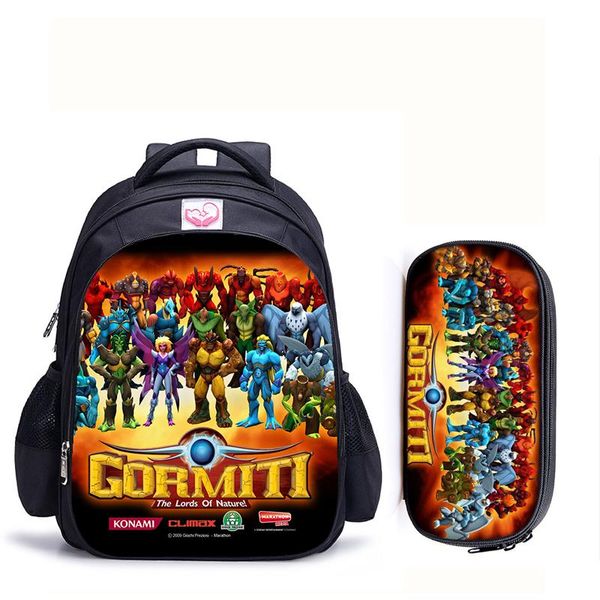 backpack 16 inch game gormiti children school bags orthopedic kids boys girls mochila infantil
backpack 16 inch game gormiti children school bags orthopedic kids boys girls mochila infantil